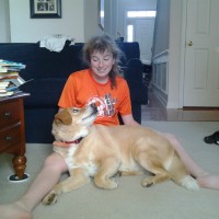 Ashley McGovern and Biscuit