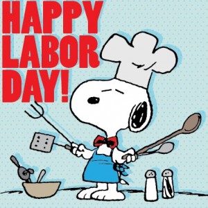 snoopy labor day